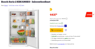 Bosch Serie 2 KIR31NSE0 inbouwkoelkast voor €443,24