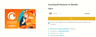 Premium Crunchyroll abonnement voor 12 maanden voor €39,99 bij Startselect