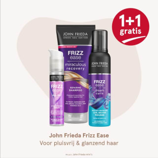 John Frieda Frizz Eaze 1+1gratis bij Etos