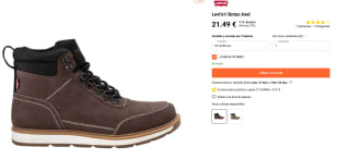 Levi's Botas Axel por 23,99€