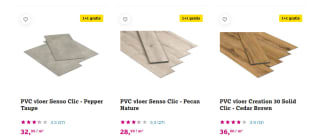1+1 gratis op alle PVC vloeren en 50% korting op Vinyl en meer bij Leenbakker
