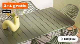 3+1 gratis op tuinstoelen Latina, Napels en Webbing bij Kwantum