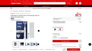 Oral-B Pro Series 3 Cepillo eléctrico por 38,99€