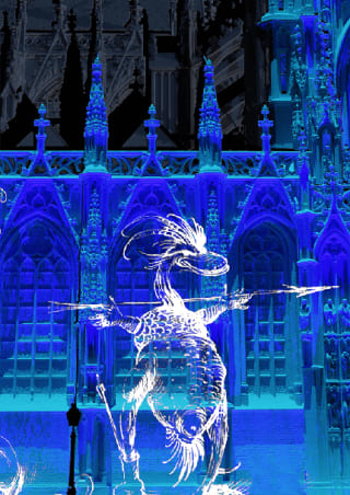 Gratis lichtspektakel voor de Bossche Beeldenstorm bij de Sint-Janskathedraal in Den Bosch