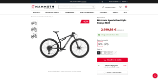 Bicicleta Specialized Epic Comp 2022 por 2.999€