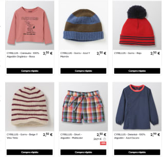 Oferta calzado Geox desde 4,50€ hasta 90% descuento y ropa infantil desde solo 1,99€