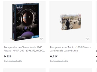 Recopilación de puzzles desde 2,99€