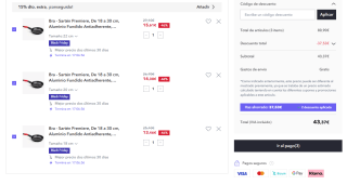 Bra Sartén Premiere 18cm + 20cm + 22cm. Aluminio Fundido Antiadherente por 43,37€