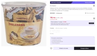 Toblerone Mini Mix cubo de 113 Unidades por 11.25€