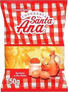 3 bolsas Santa Ana, Patatas fritas con sal estilo churrería 150g por 3€