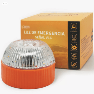2 unidades Luz de Emergencia Autónoma Señal V16 por 6,41€