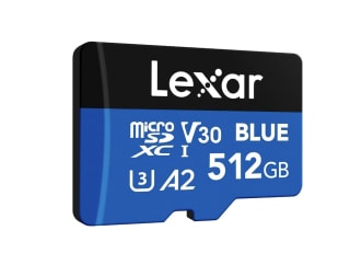 Lexar Blue Tarjeta Micro SD 512GB hasta 160 MB/s ecritura Tarjeta microSDXC UHS-I C10 U3 V30 A2 Full-HD 4K por solo 39,99€
