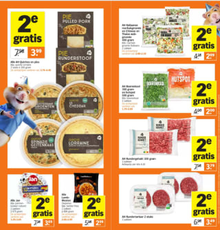 Albert Heijn Hamsterweken veel producten de 2e gratis