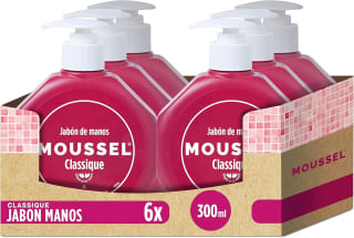 Jabón de Manos Moussel Classique Original 300ml Pack de 6 por 11,48€