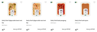 2 Daily Chef oosterse maaltijden voor €5,99 bij Spar