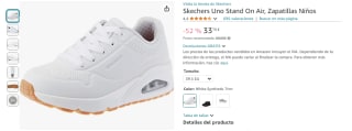 Zapatillas niños Skechers Uno Stand On Air por 33,70€