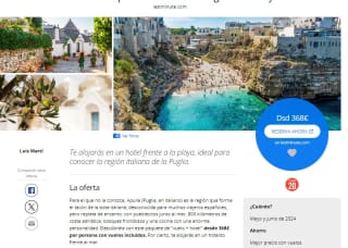 Escapada de 4 días en La Puglia italiana y vuelos esde 368€