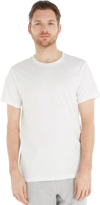 3-pack Calvin Klein witte T-shirts voor €18,95