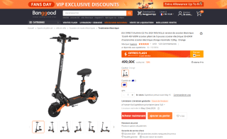 KuKirin G2 Pro 2024 NOUVELLE version de scooter à 499€