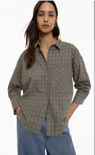 Camisa cuadros mujer por 4,99€.