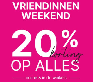 20% korting op alles bij Norah