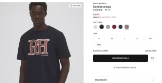 Camisetas Pedro del hierro varios modelos por 8,99€