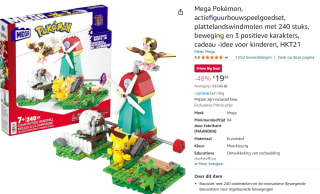 MEGA Pokémon Windmolen - 240 blokken - voor €19,94 met Amazon Prime