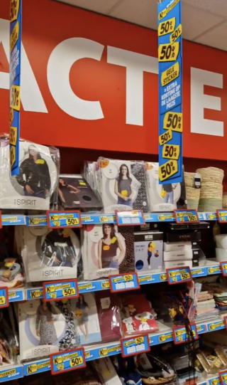 KRRRuitverkoop 50% korting op de items met de gele sticker