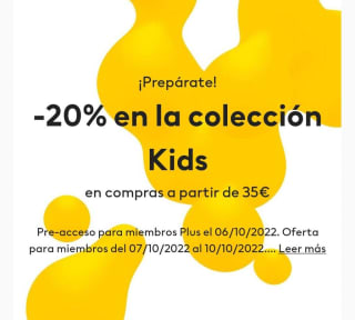 Descuento 20% colección infantil en H&M