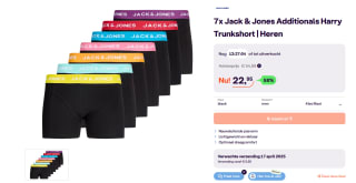 7x Jack & Jones Boxershorts voor €22,95 bij Ibood