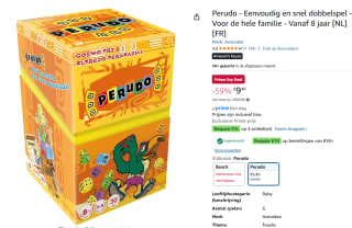 Perudo dobbelspel voor €9,49 met Amazon Prime