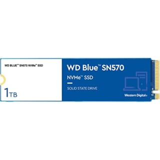 Disco duro WD_BLUE SN570 1TB M.2 2280 PCIe Gen3 NVMe por 49,99€