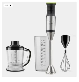 Batidora de Mano + Accesorios TAURUS HBA1500XE 916400 (1500 W - Inox) por 32.89€