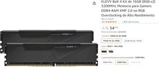 KLEVV Bolt X Kit de 16GB à 34,24€