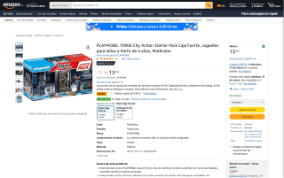 PLAYMOBIL 70908 City Action Starter Pack Caja Fuerte por 9,99€