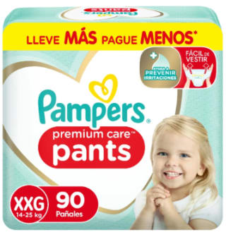 Pañales Premium Care Pants Talla XXG por $24.594