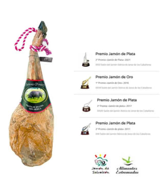 Paleta de bellota 100% ibérico artesanal Señorío de Porrino (4-4,5 kg.)