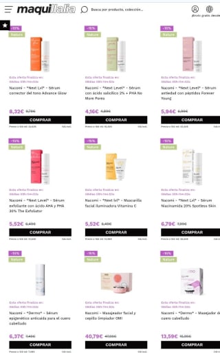 -15% de Descuento en Nacomi