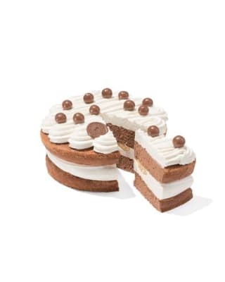 Choco crunchtaart 8 personen voor €6,30 bij de Hema