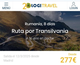 Rumania 8 días + Vuelos + Coche Alquiler + Seguro desde 277€.
