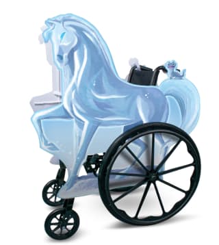 Disfraz Nokk de hielo adaptable para silla de ruedas Frozen Disney por 10€