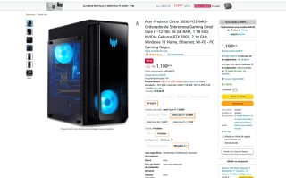 Ordenador Acer Predator Orion 3000 PO3-640 de Sobremesa Gaming por 1,199€