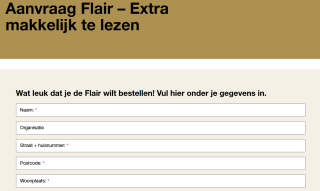 Gratis exemplaar Flair - Extra makkelijk te lezen via Stichting Lezen en Schrijven