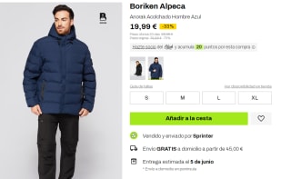Chaqueta Boriken Alpeca para Hombre por 19.99€