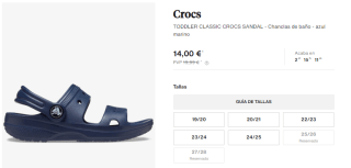 Calzado Crocs desde solo 11€ en Privé By Zalando