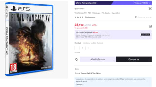 Juego PS5 Final Fantasy XVI por 35.95€ (Cuenta Nueva 25.95€)