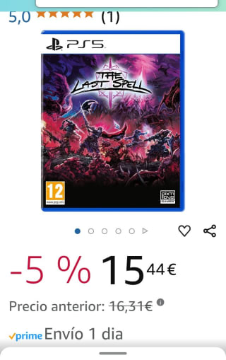 The Last Spell PS5 por 15,44€.