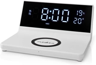 Nedis Wekker met Draadloze Lader - Qi gecertificeerd voor €14,99 bij Amazon