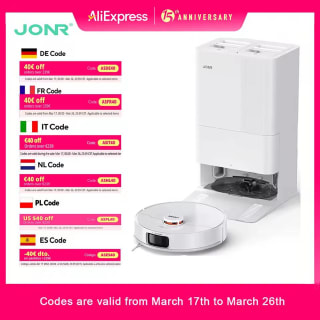 Robot Aspirador JONR P20 Pro Limpieza Automática con Fregado, Secado y Recolección de Polvo por 254,94€