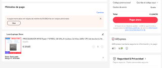 Procesador AMD Ryzen 7 5700G, 3,8 GHz, 8 núcleos, 16 hilos, 65W por 124,92€